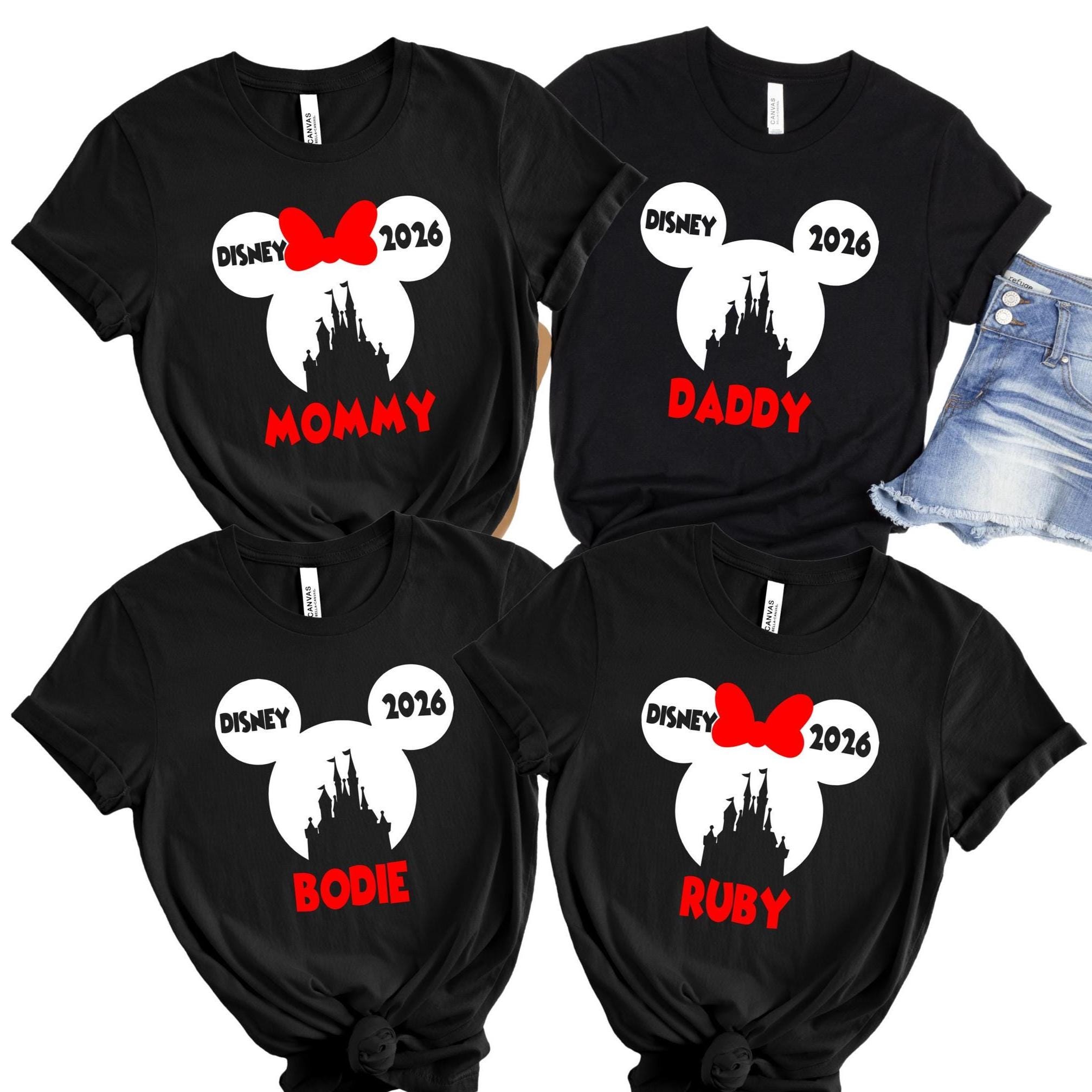 Discover 2026 Disney Year Personalized Family Name Vacation Shirts Matching Cruise Shirts Disney Shirts Disney Mickey DCL Disney Cruise Group