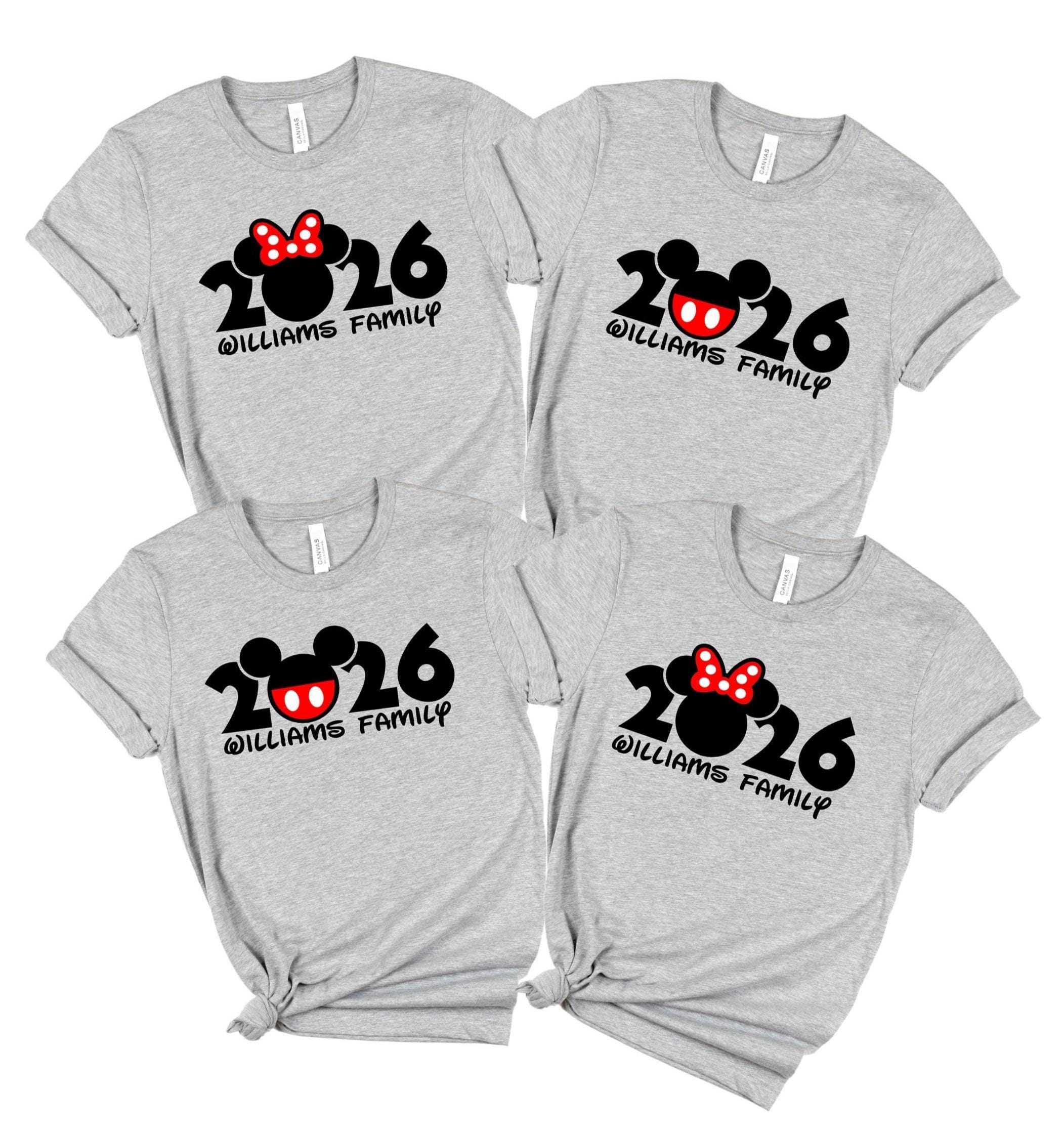 Discover 2026 Disney Year Personalized Family Name Vacation Shirts Matching Cruise Shirts Disney Shirts Disney Mickey DCL Disney Cruise Group