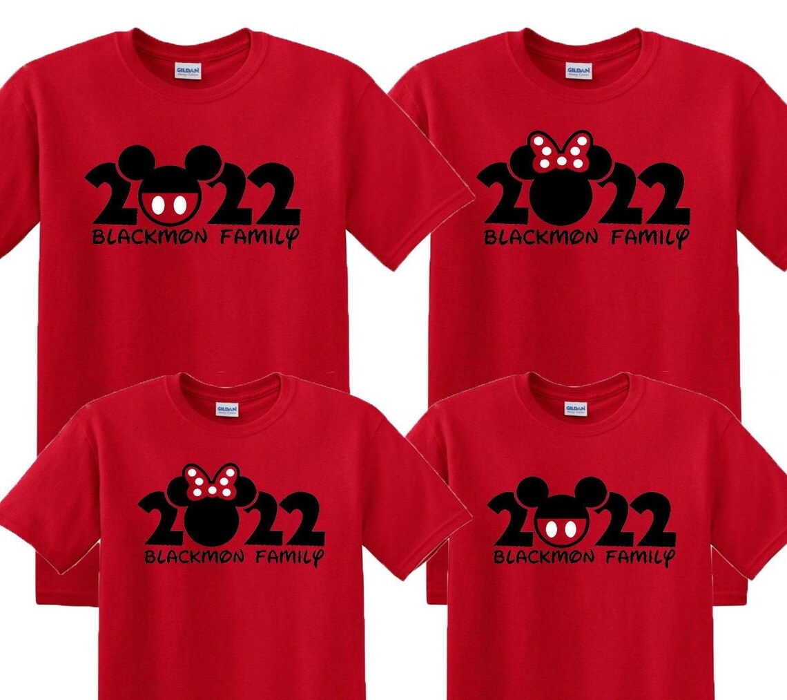 SALE 2022 NEW YEAR Mouse Family Vacation Shirts Matching  Etsy