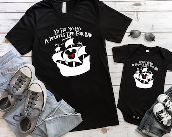 SALE!! Yo Ho Pirates Life for Me Family Vacation Shirts, Matching Pirate Night Shirts, Disney Family Vacation, Disney Cruise, Disney Shirt