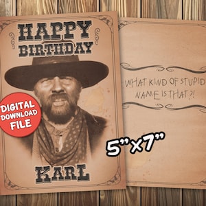 Buford Tannen Birthday Card Back to the Future 3