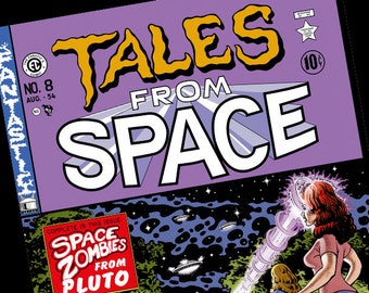 Back to the future Tales from space comic book