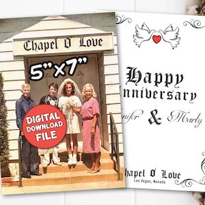 Chapel O' Love Back to the Future Anniversary card