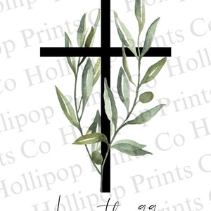 Leaves the 99 Cross Olive Branch PNG download