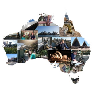 Personalized Country Collage Print