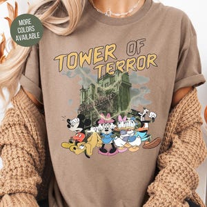 Vintage Disney Turm des Schreckens Shirt, Mickey & Friends Twilight Zone T-Shirt, Hollywood Tower Hotel, Hollywood Studios Shirt, Spooky Disney Fahrt