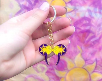 Rapunzel Card Coin Holder Keyring Small Pouch Name Tag ID Princess Tangled