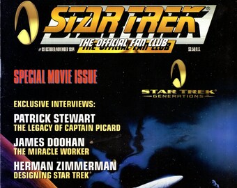 Star Trek The Official Fan Club Magazine #99 October November 1994 Issue