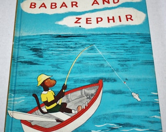 Dandelion Library - Babar and Zephir/The Tale of Squirrel Nutkin 2 in 1 Flip Book HC 1960's