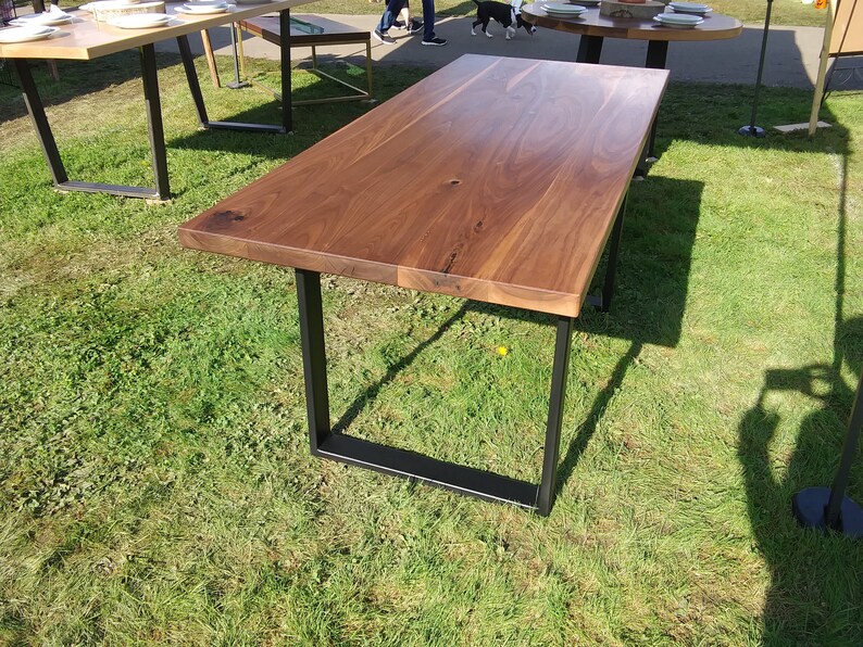 Walnut Dining Table Etsy