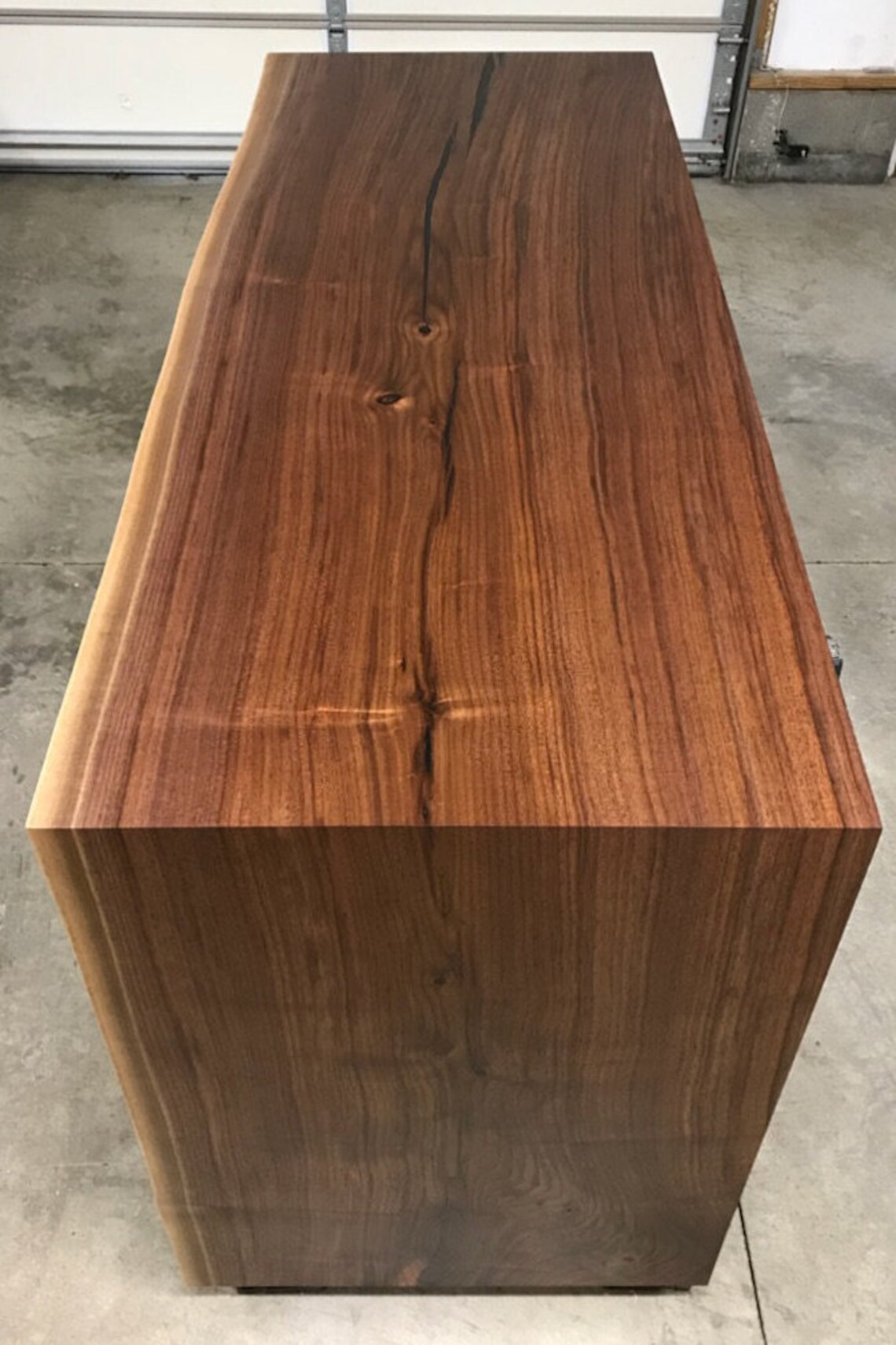 Live Edge Waterfall Countertop Etsy