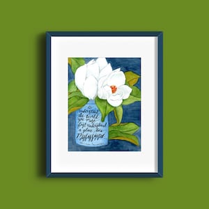 Mississippi, William Faulkner Quote Print