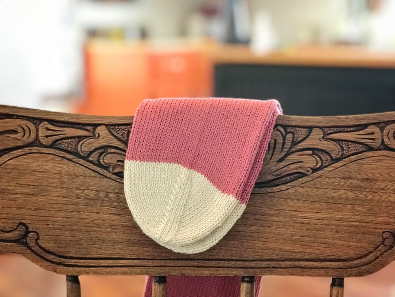 Pima Cotton Socks Hand Knitted Vegan Socks Pink