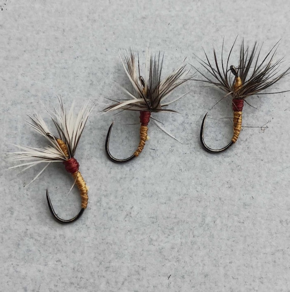 Tenkarapath Matchstick Sakasa Kebari Sets of 3, 6 or 12 limited supply ( size 12 barbless hooks) Your choice of hackle: Soft, Frim, or Both