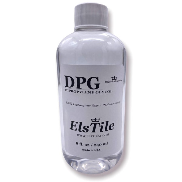 ElAtirat Dipropylène Glycol DPG Fragrance Carrier Grade Parfait pour la fabrication de parfums et d’insence. Idéal pour la coupe d’huile pure, corporelle et parfumée