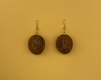 Walnut Earrings