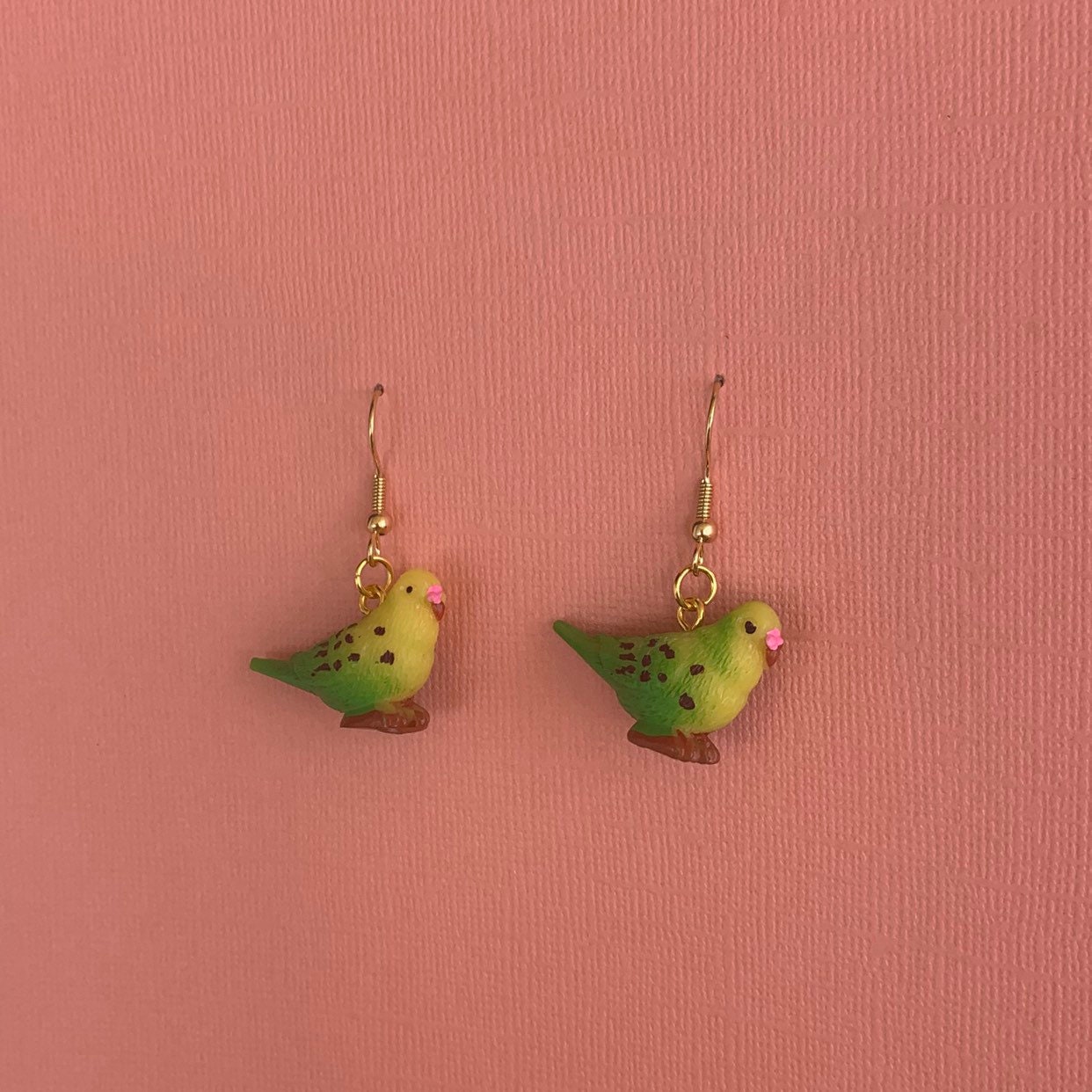 budgie earrings