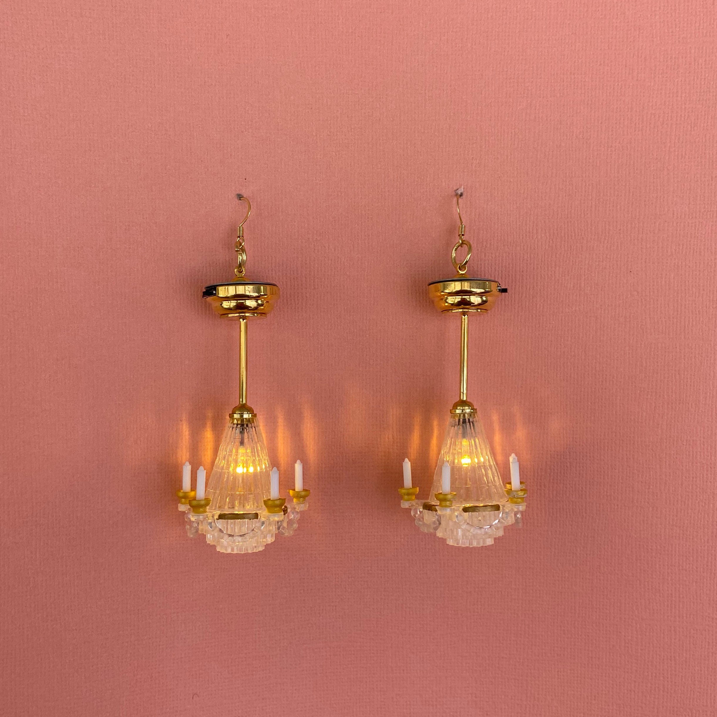 Light chandelier earrings discount