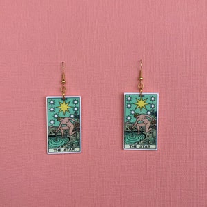 Boucles d'oreilles Tarot Étoile