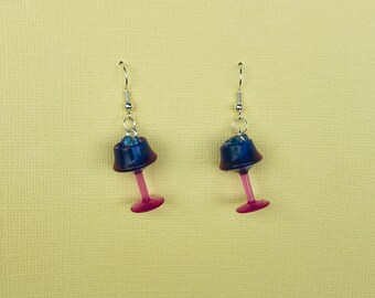 Icey Blue Cocktail Earrings