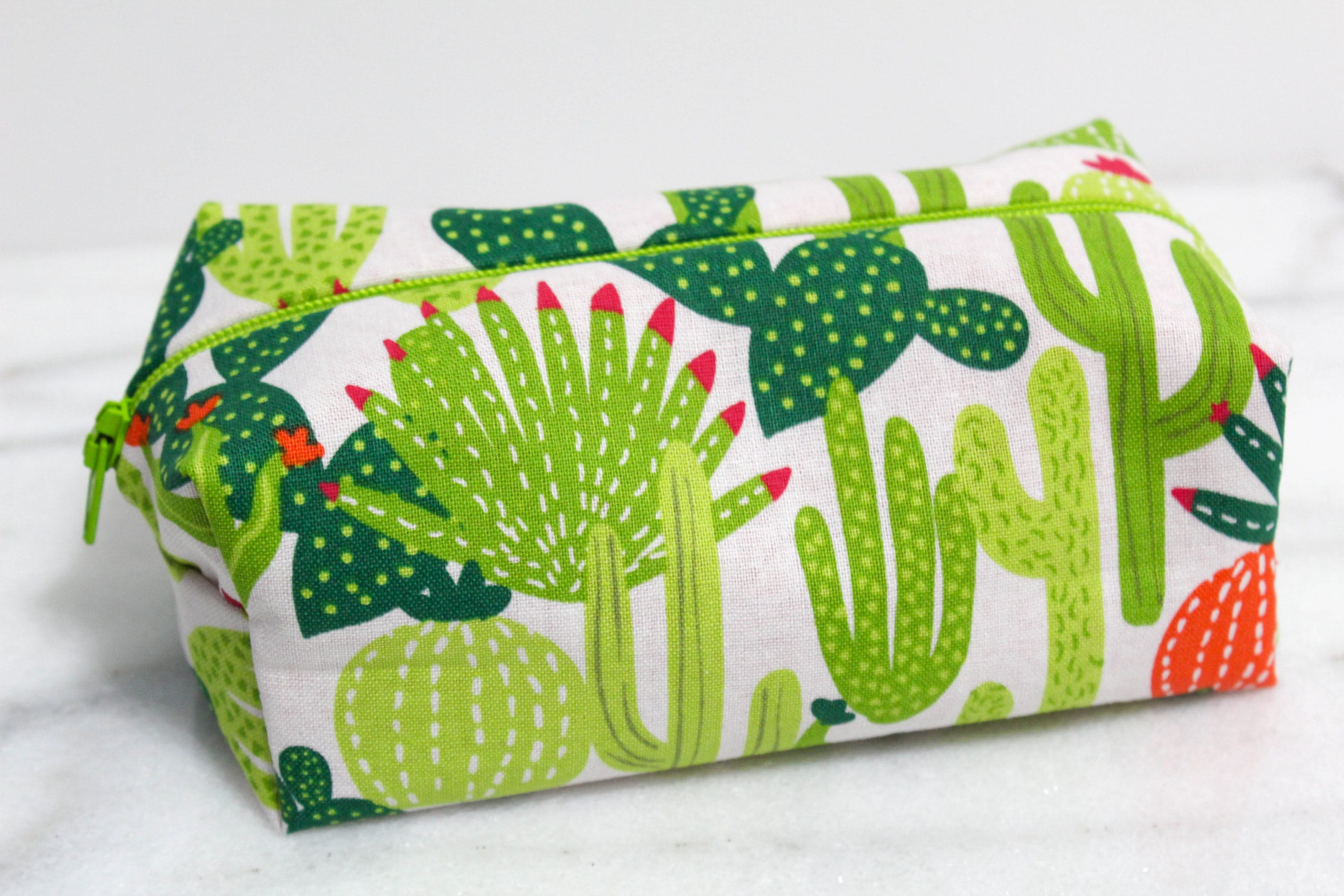 Cactus Makeup Bags Cactus Print Bag Makeup Bag Cactus Etsy