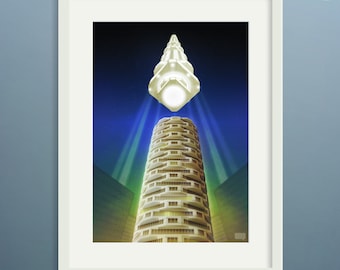 Croydon Mothership - A2 Poster Print