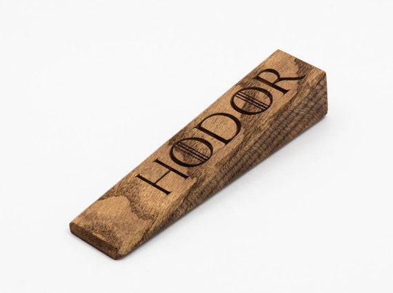 Hodor Door Stop In Medieval Oak