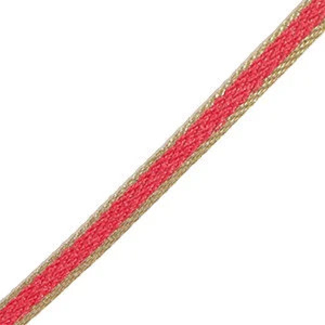 Raspberry Ribbon Ribbon for Bracelet 6 Mm Width Golden - Etsy