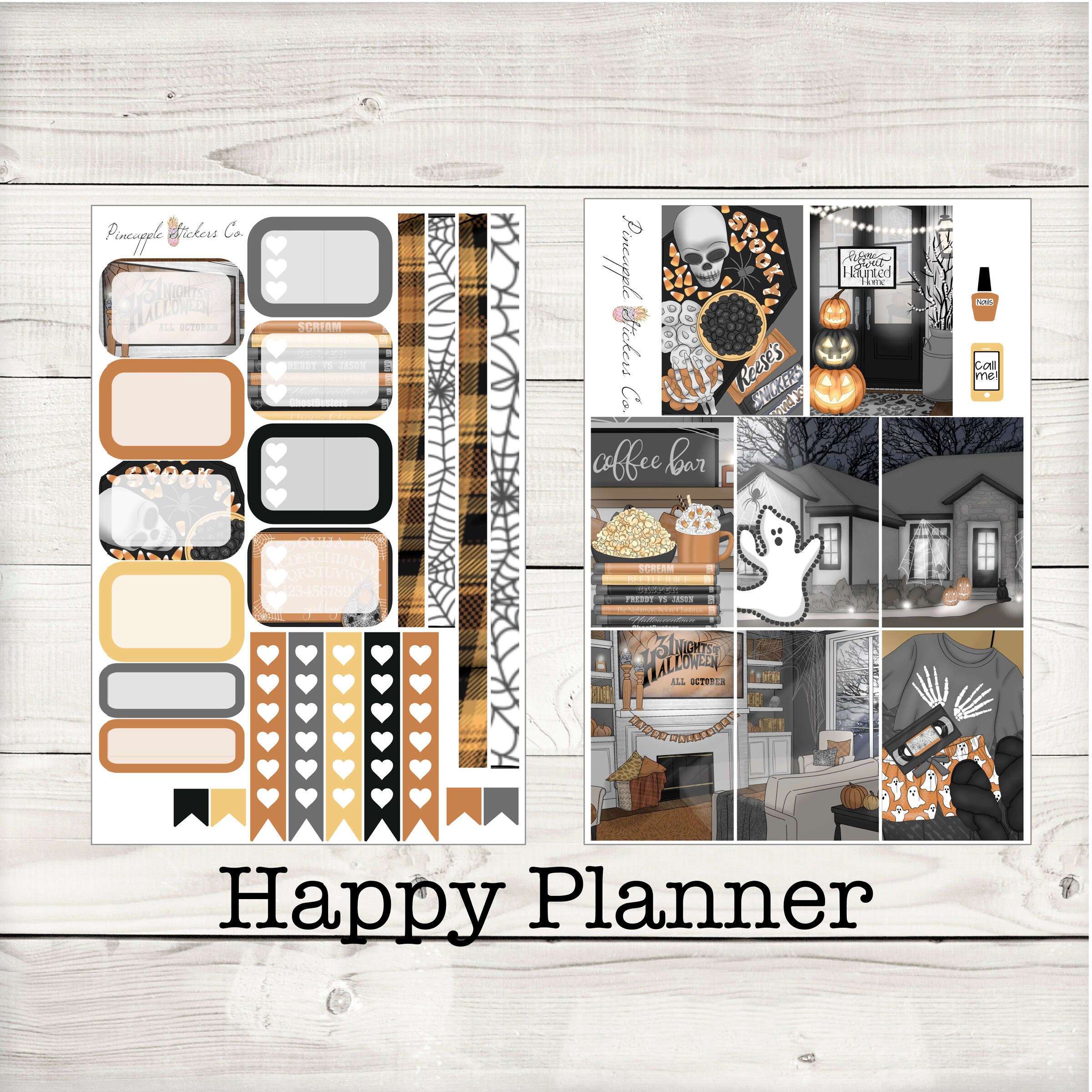 Spooky Juice Vertical Weekly Planner Sticker Kit Paper, Party & Kids ...