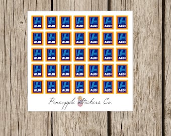 Aldi Shopping planner stickers