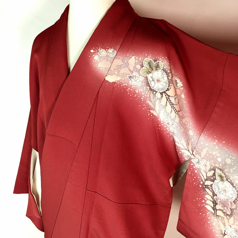 Japanese F090401 Splendid Gorgeous Tsujigahana Homongi Kimono Vintage