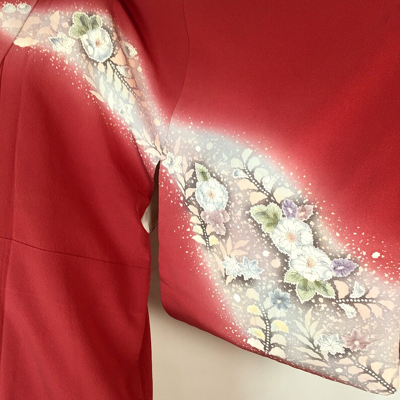 Japanese F090401 Splendid Gorgeous Tsujigahana Homongi Kimono Vintage