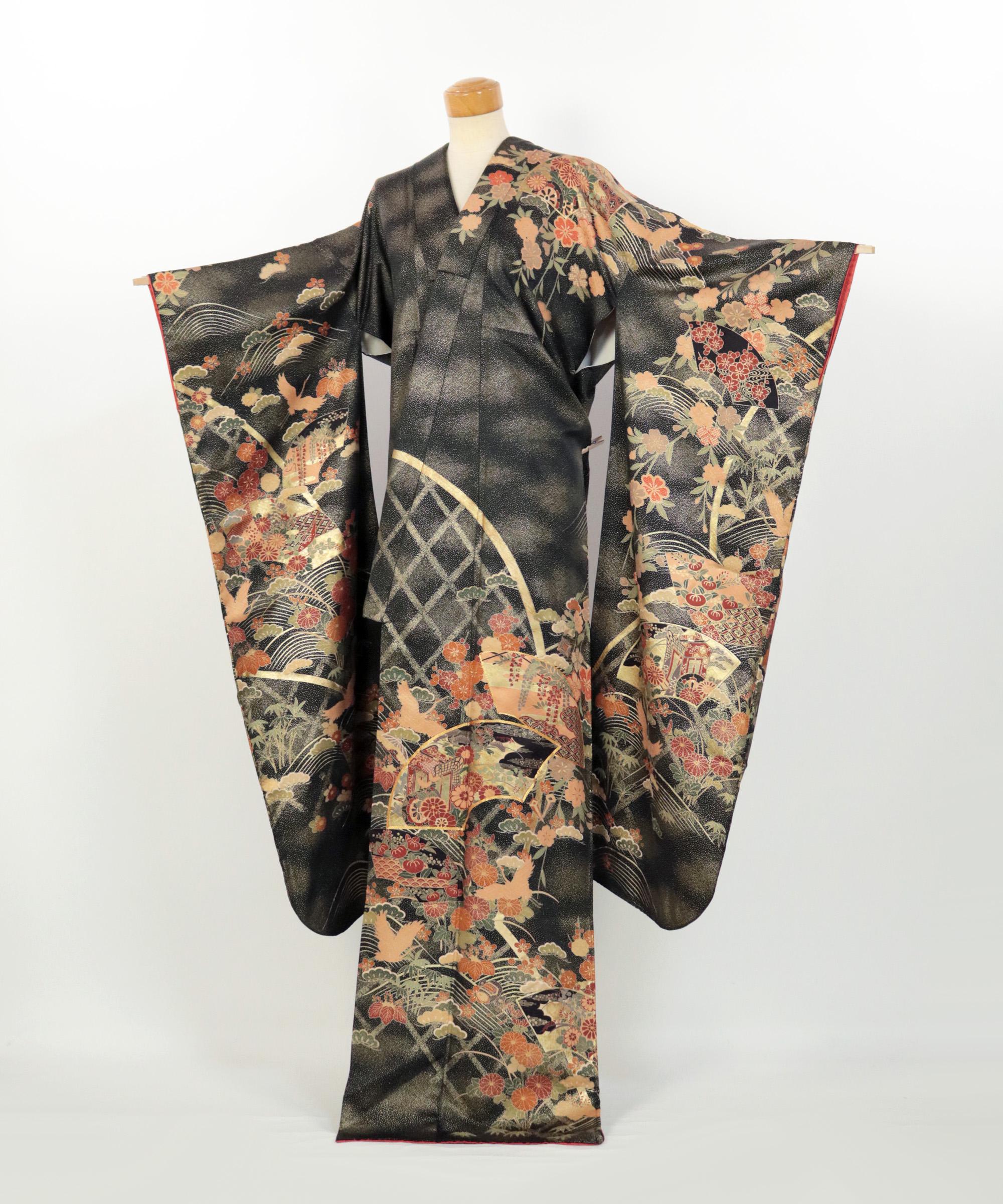 Silk Kimonos Kimono Seda Fiesta Seda Pura Kimono Japones Feminino