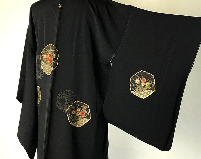 Japanese K042701 Cool Black ebahaori Jacket Vintage Etsy