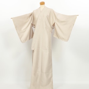 Washable Polyester Edo Komon Kimono Floral Traditional Japanese Wear 2609022