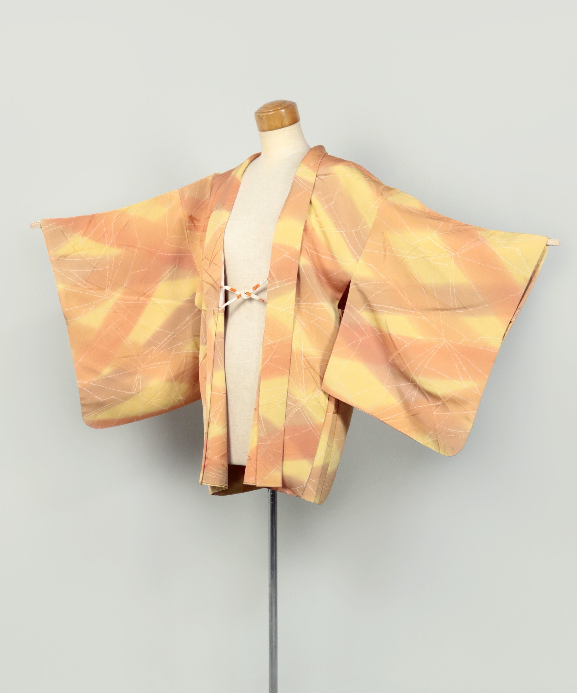ジャケット・アウター BEAUTIFUL ORGANIC COTTON HAORI ROBE SAND Kimono / Japanese Haori Jacket Vintage Made in Japan / Fabric