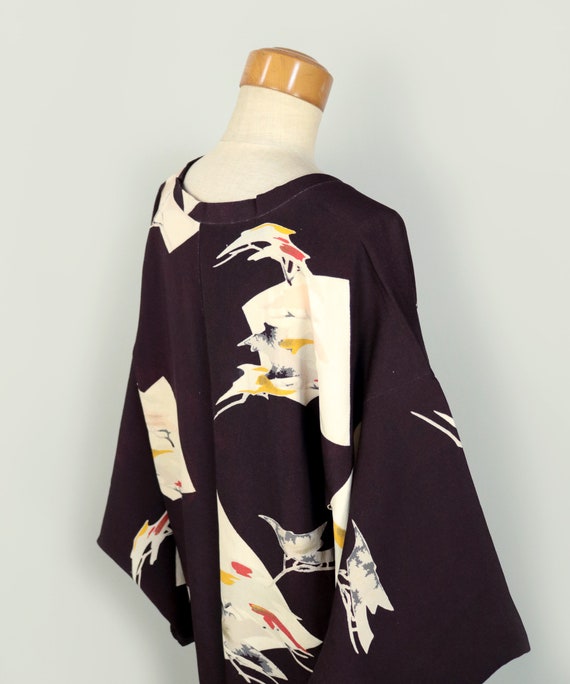 Kimono / Japanese Antique Elegant Michiyuki Coat … - image 4