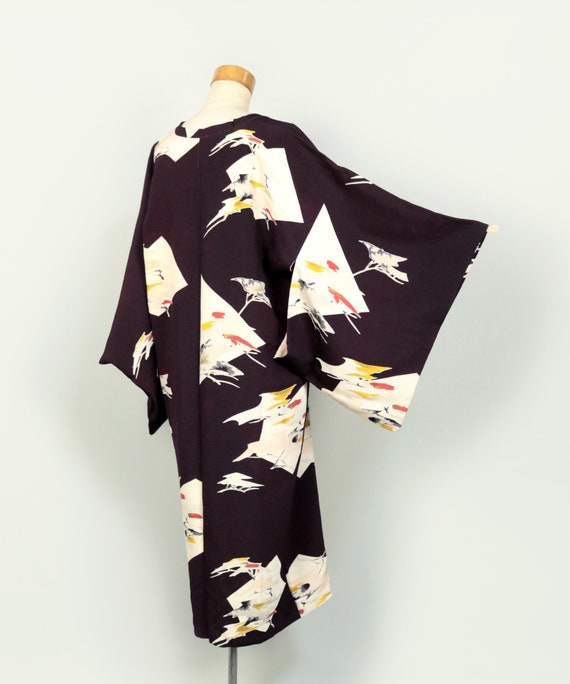 Kimono / Japanese Antique Elegant Michiyuki Coat … - image 2