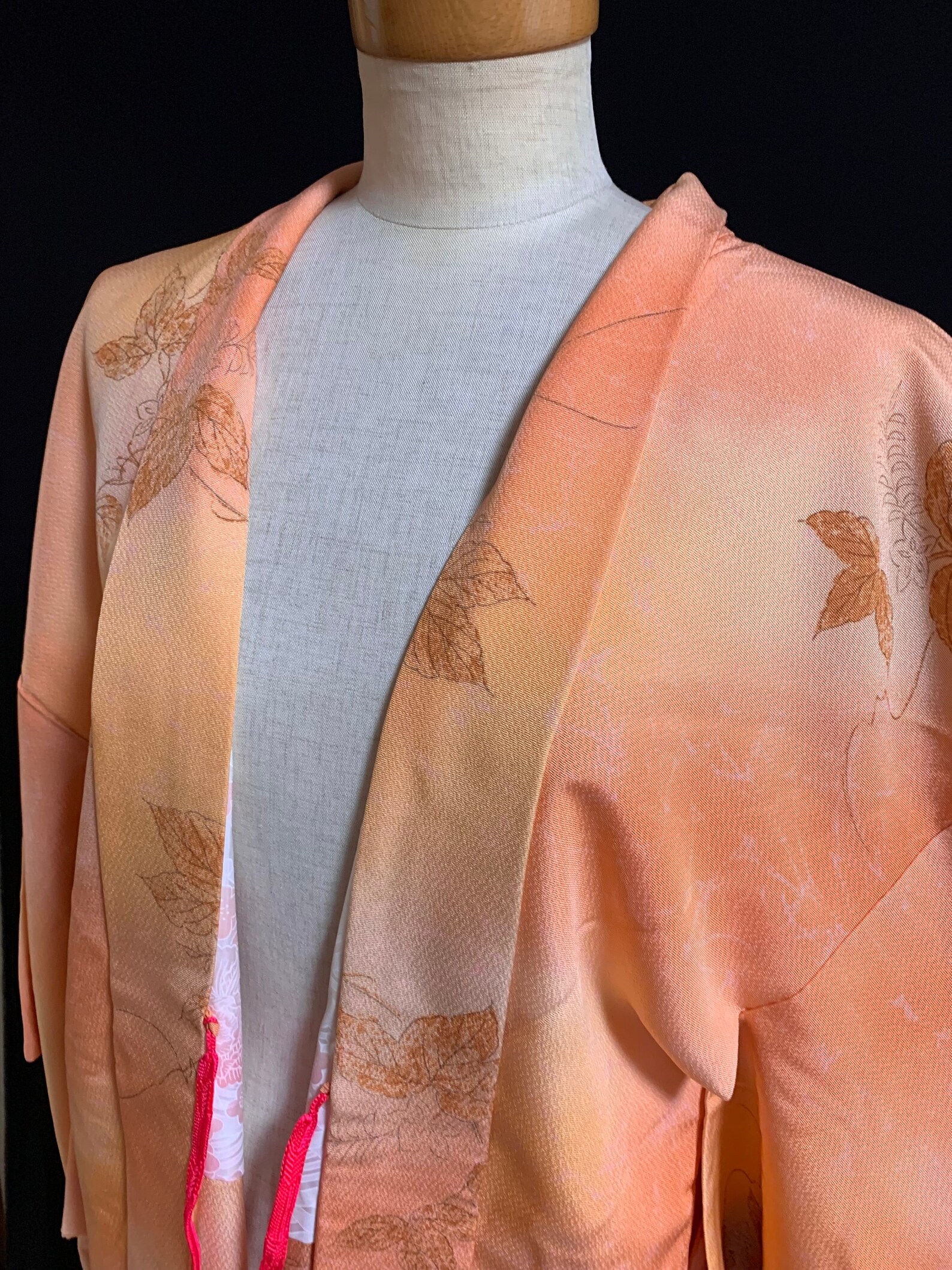 Japanese S090604 Elegant and Cute Haori Kimono Jacket Vintage - Etsy