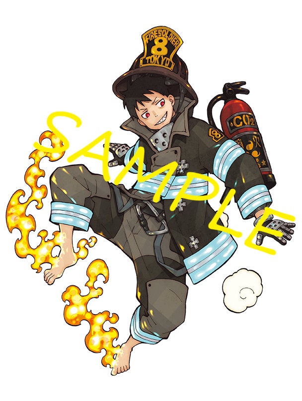 Shinra in Fire Force Gear Etsy