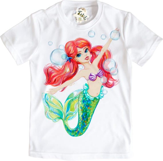 girls ariel shirt