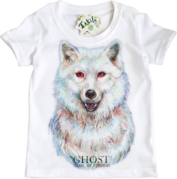 Game Of Thrones Ghost Direwolf Adult T Shirt
