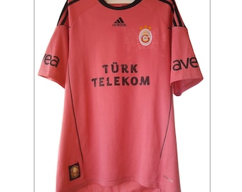Vintage Galatasaray SK Estambul Equipo de Fútbol Jersey Camiseta de Fútbol Maglia Club Turco Cimbom Aslanlar Avrupa Fatihi Gala Rara
