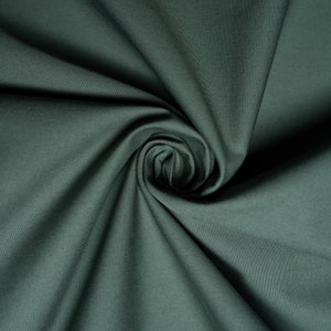 Slate Solid from Birch Fabrics,   Organic Cotton Poplin, a quilting weight fabric and apparel