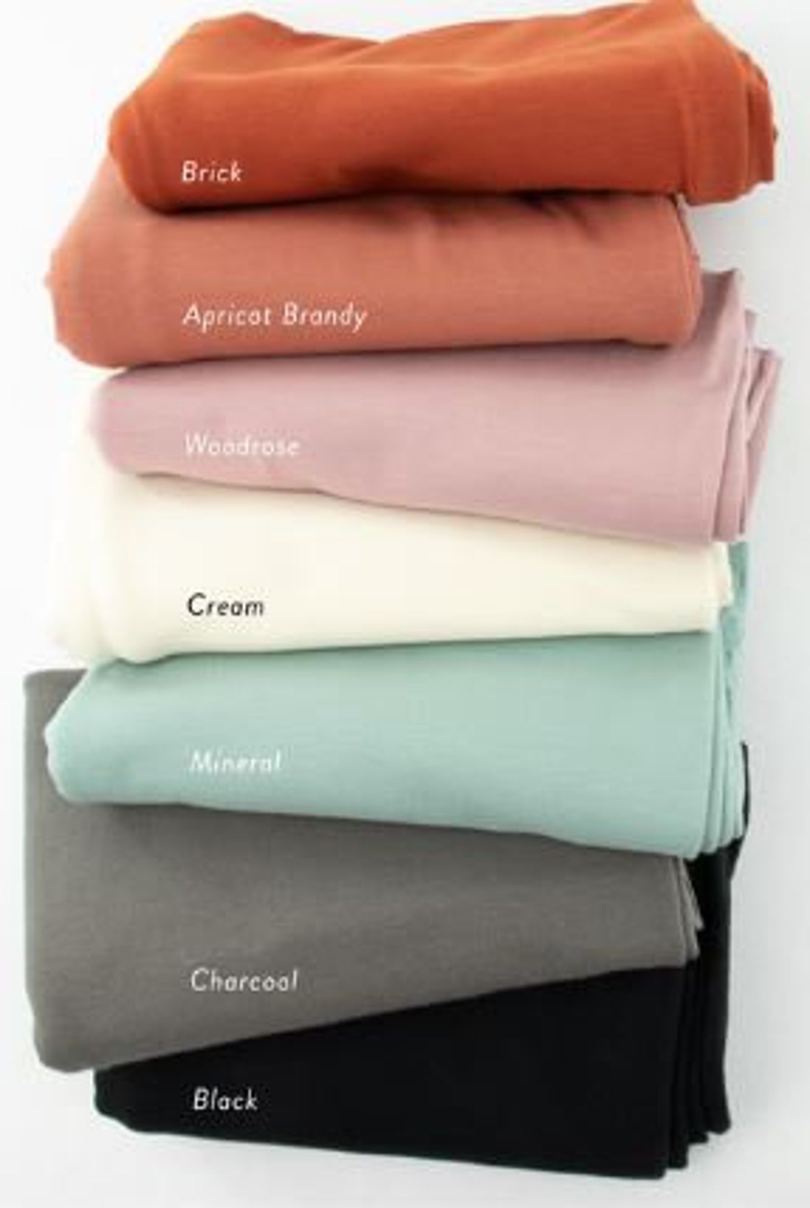 Cream Solid Jersey Knit by Birch Fabrics a lightweight Etsy