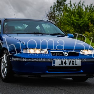 Blue Vauxhall Calibra - VauxAll -  Digital download