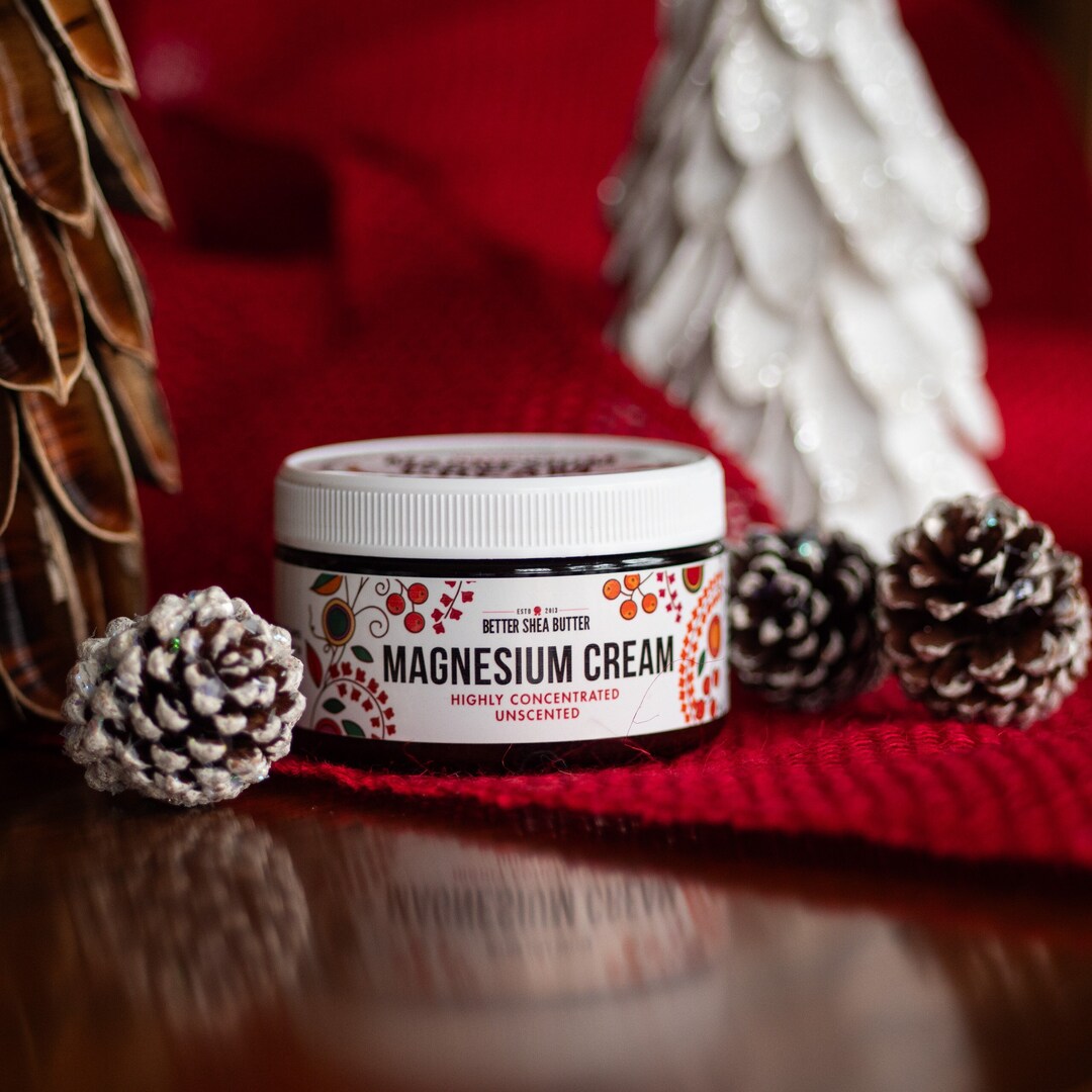 Magnesium Cream, Unscented Safe for Pregnancy Relieve Migraine, Muscle