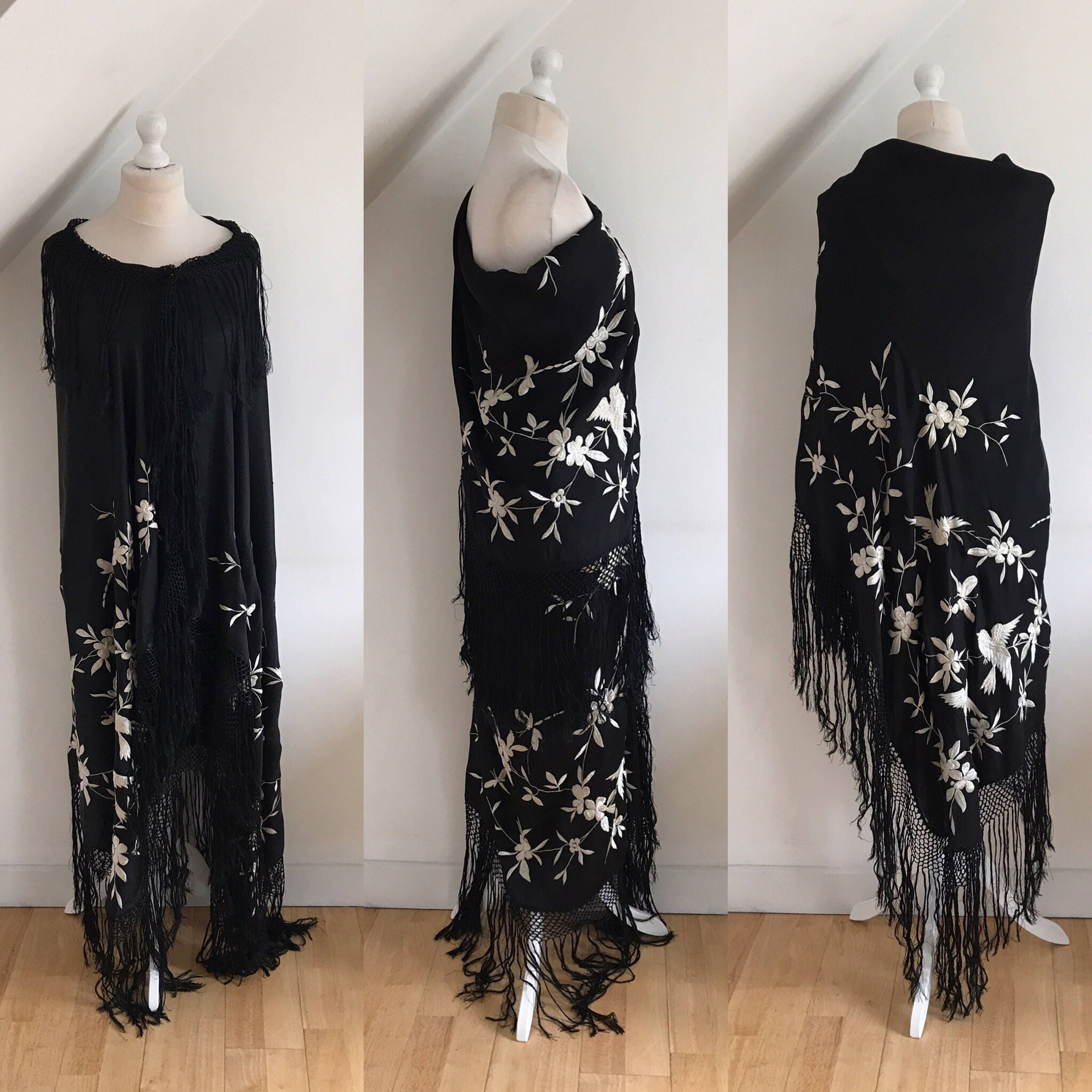 piano shawl dress