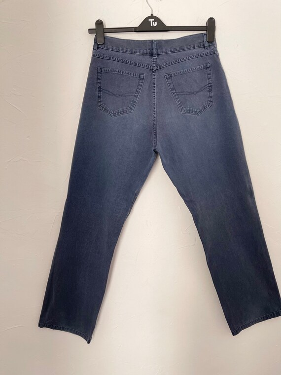 Vintage Jeans Stone Wash Cotton Cool Hippy Clobbe… - image 2