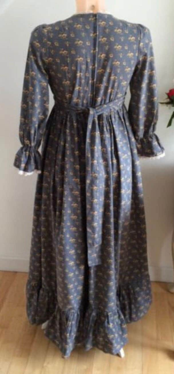 Vintage Laura Ashley Prairie Dress Cherry Blossom Print and Hand Made ...